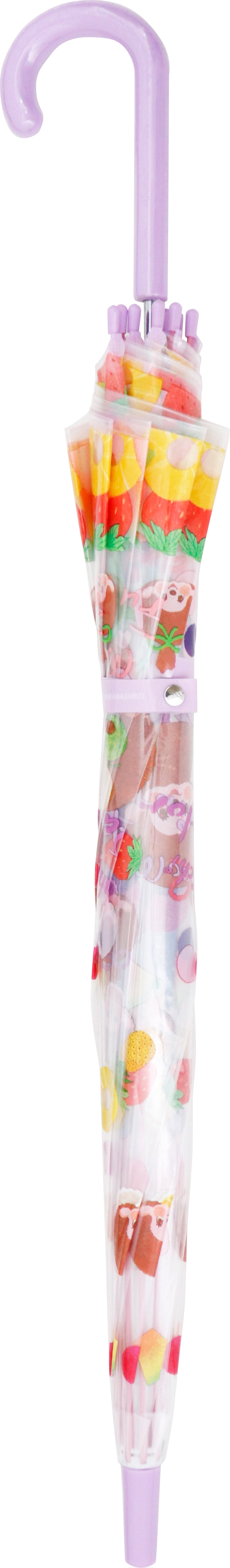 32521 子供ビニール傘 モンチッチ フルーツパーラー