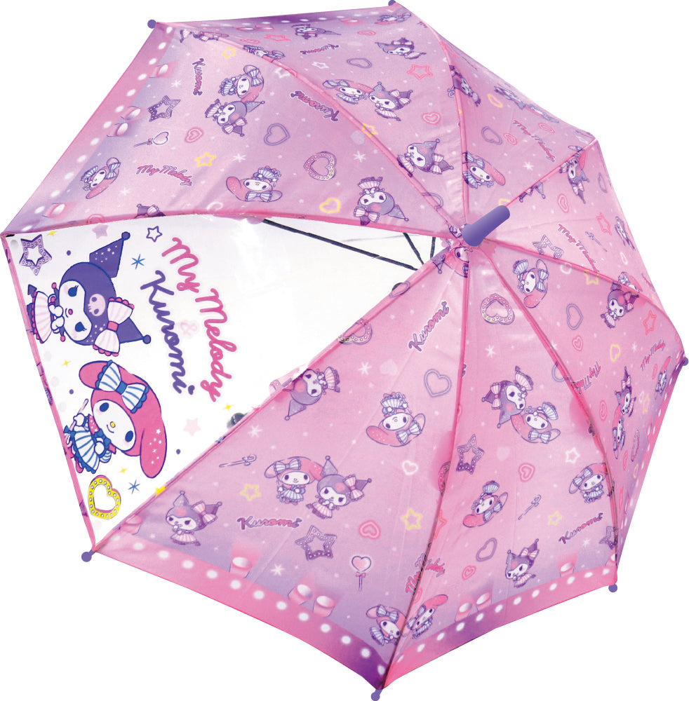 70170 キャラクターキッズ傘 マイメロディ&クロミ アイドル 50㎝