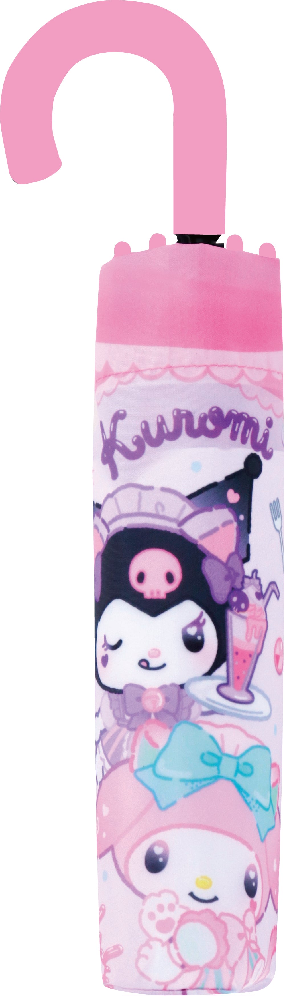 90486 折畳傘 マイメロディ&クロミ キャット