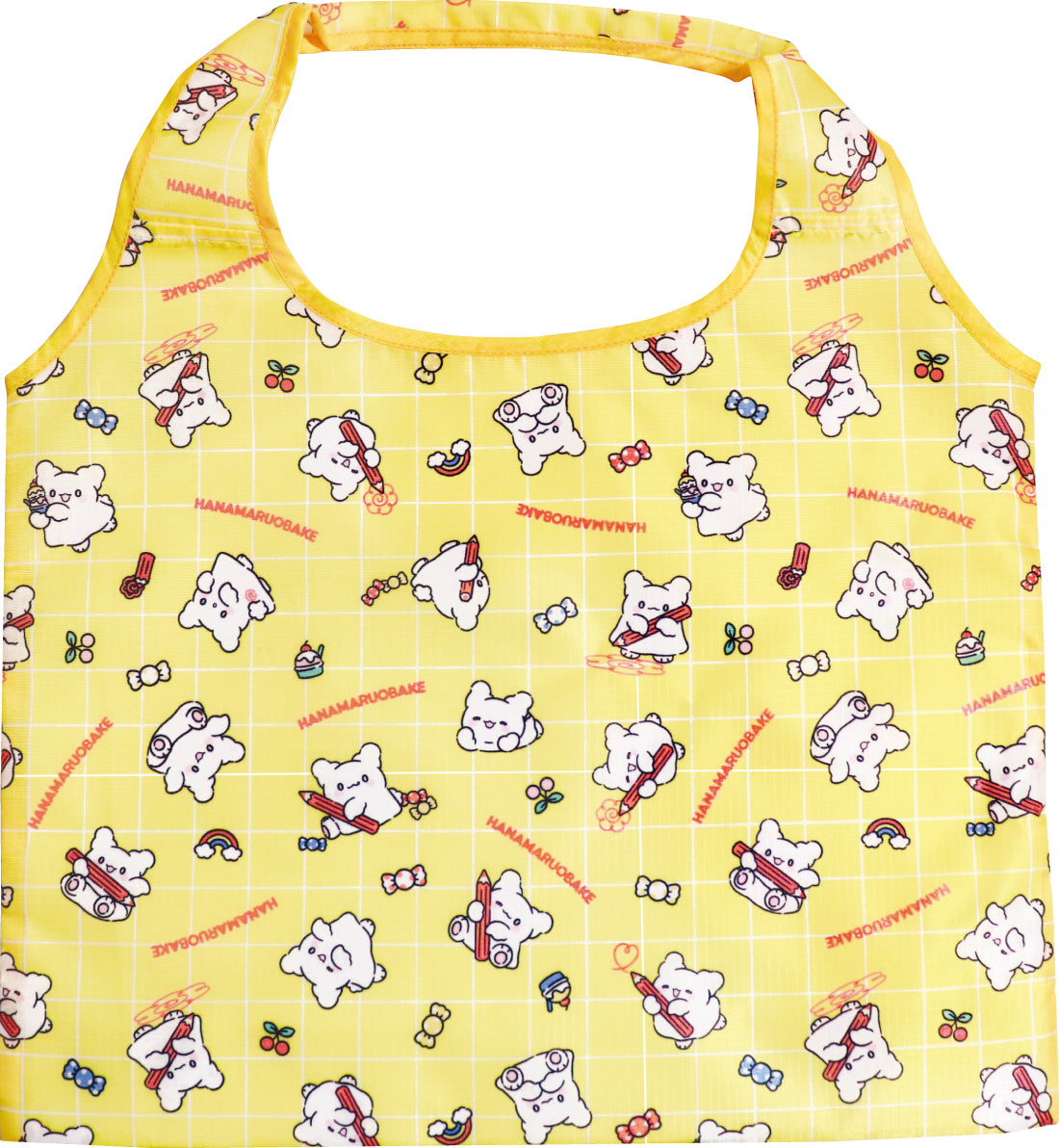 FAE388 エコバッグ はなまるおばけ