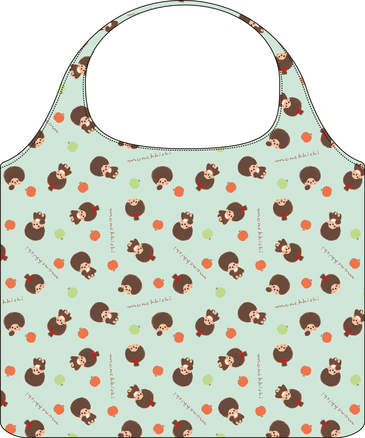 FAE390 エコバッグ モンチッチアップル