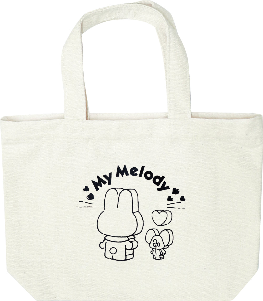 HAT014 帆布ミニトートバッグ マイメロディ ブロック