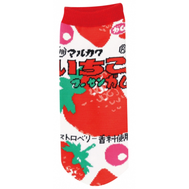 JGS0292 ソックス いちごフーセンガム
