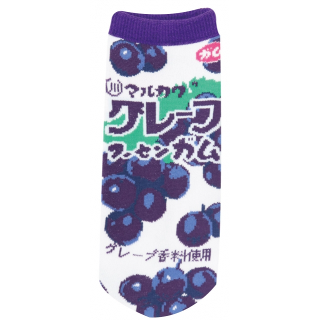 JGS0293 ソックス グレープフーセンガム