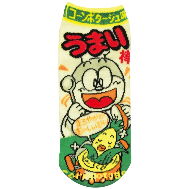 JGS0099 ソックス うまい棒コーンポタージュ味
