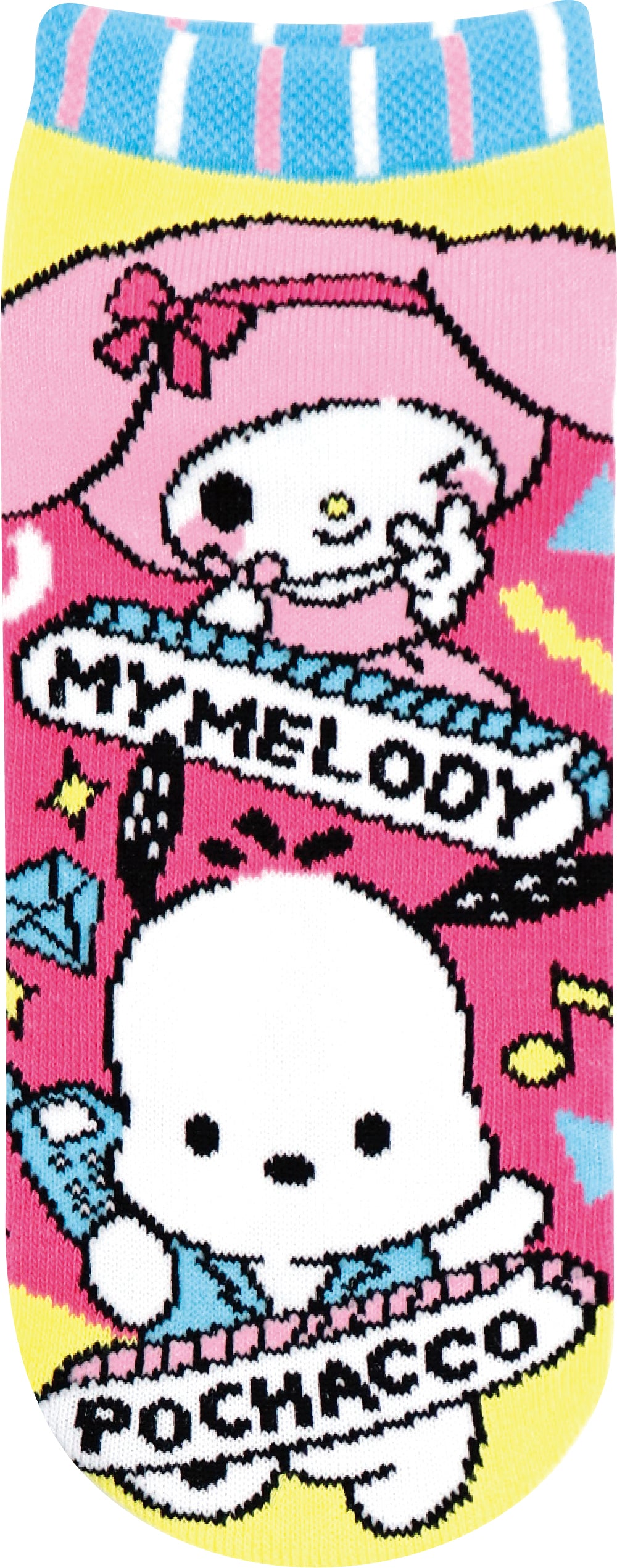 JGS0832 ソックス マイメロディ&ポチャッコ ビビッド