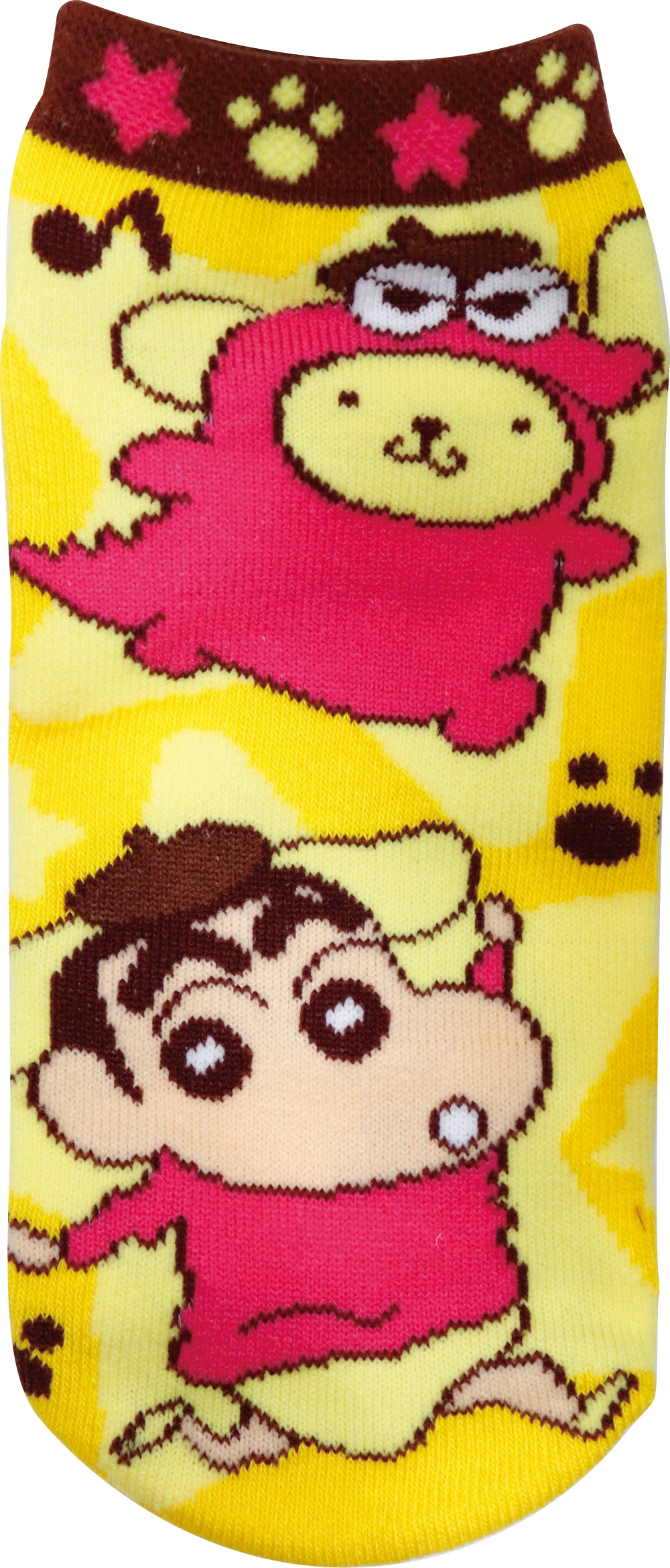 JGS0837 ソックス クレヨンしんちゃん×ポムポムプリン カラーポップ