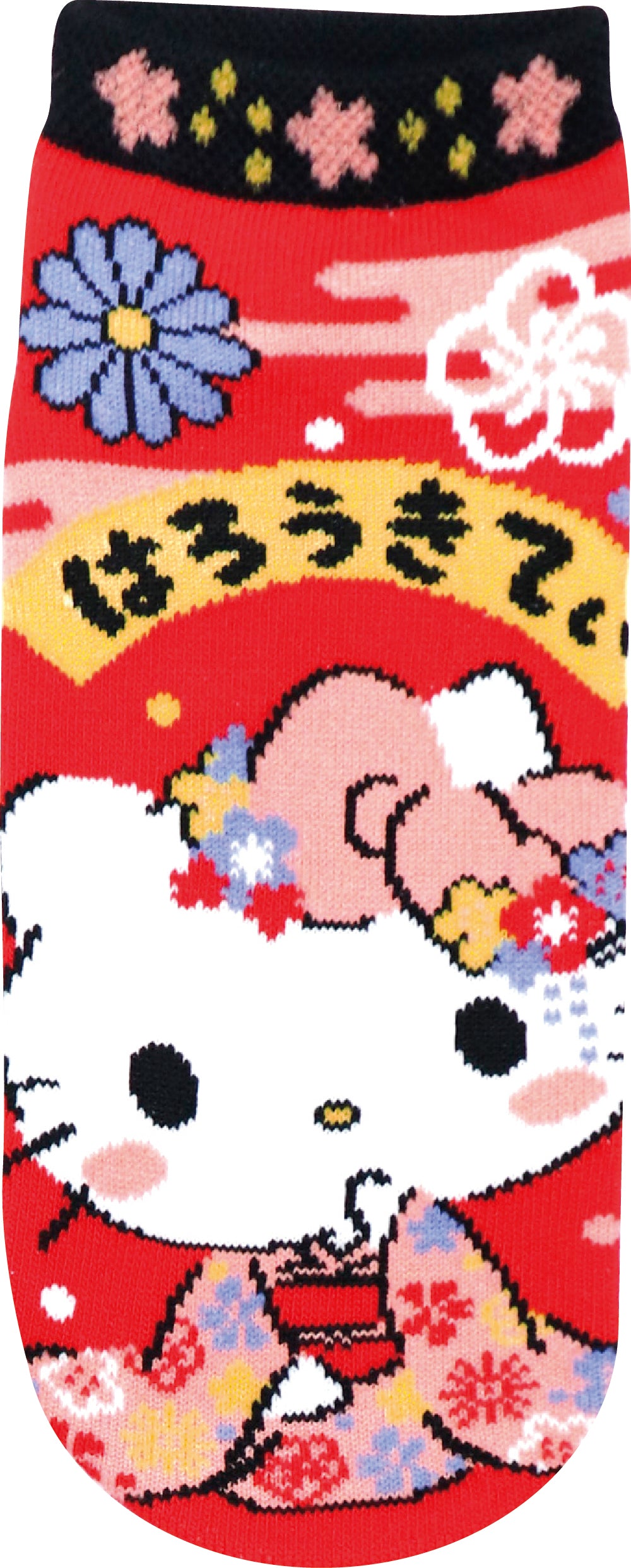 JGS0850 ソックス ハローキティ 花日和