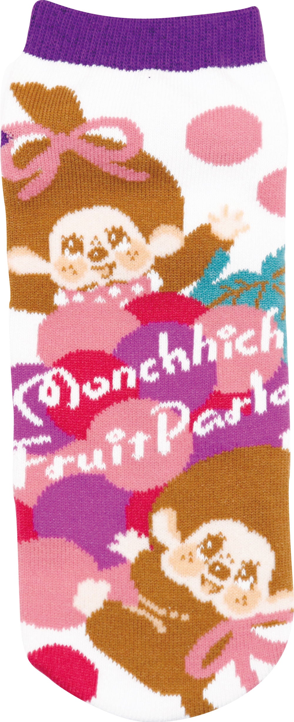 JGS0932 ソックス モンチッチ グレープ