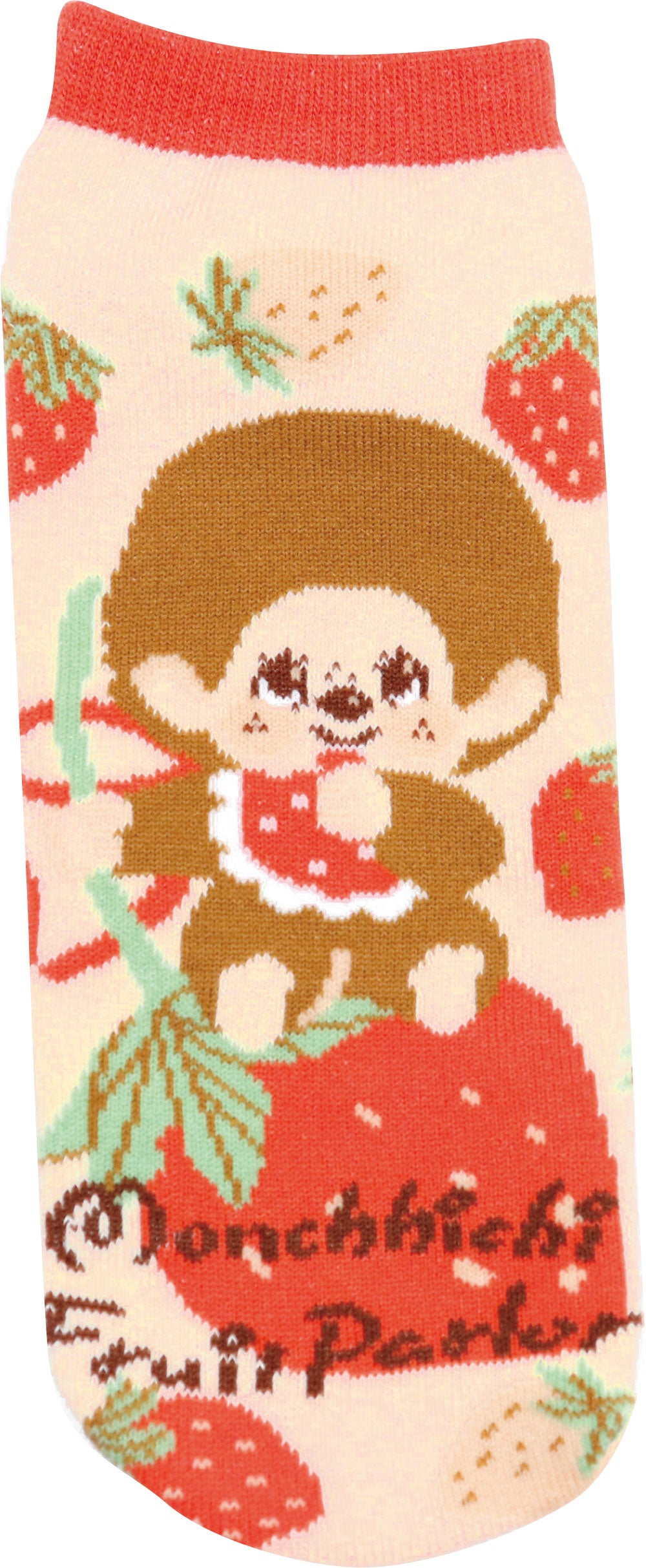 JGS0933 ソックス モンチッチ ストロベリー