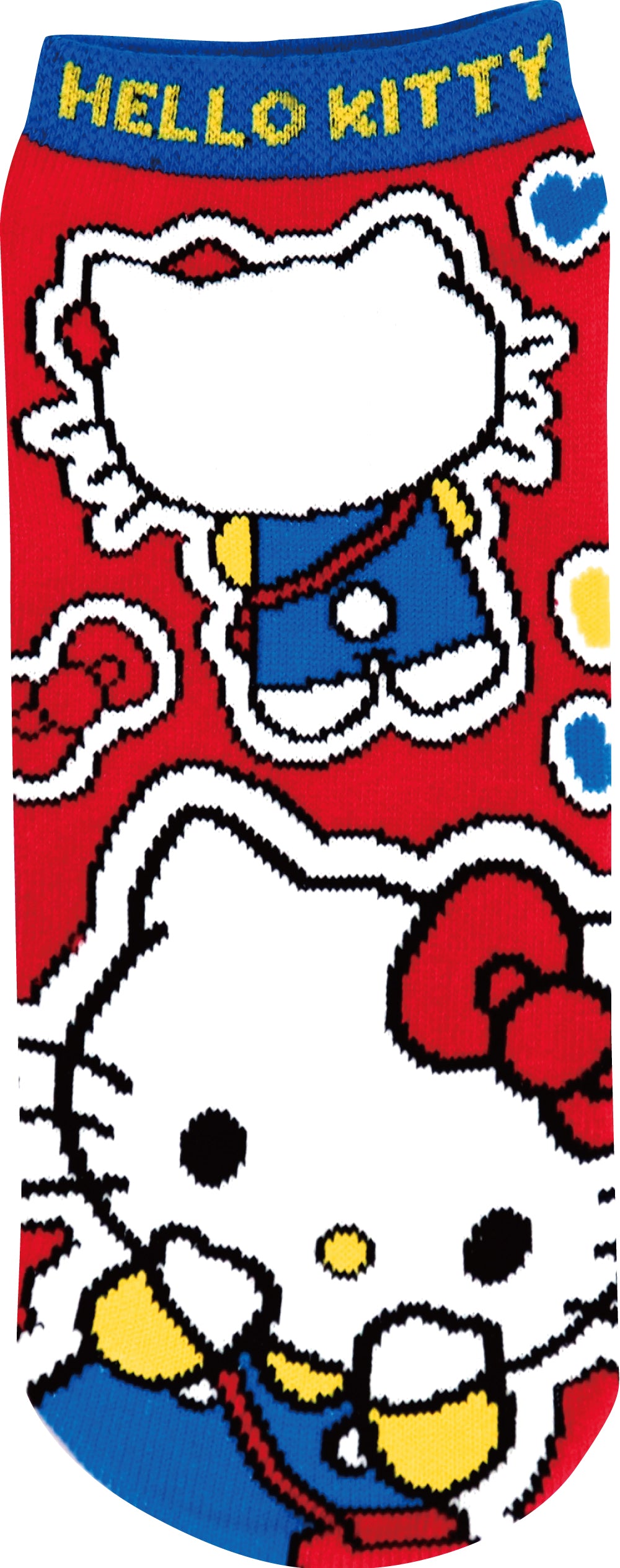 JGS0949 ソックス ハローキティ フロントバック