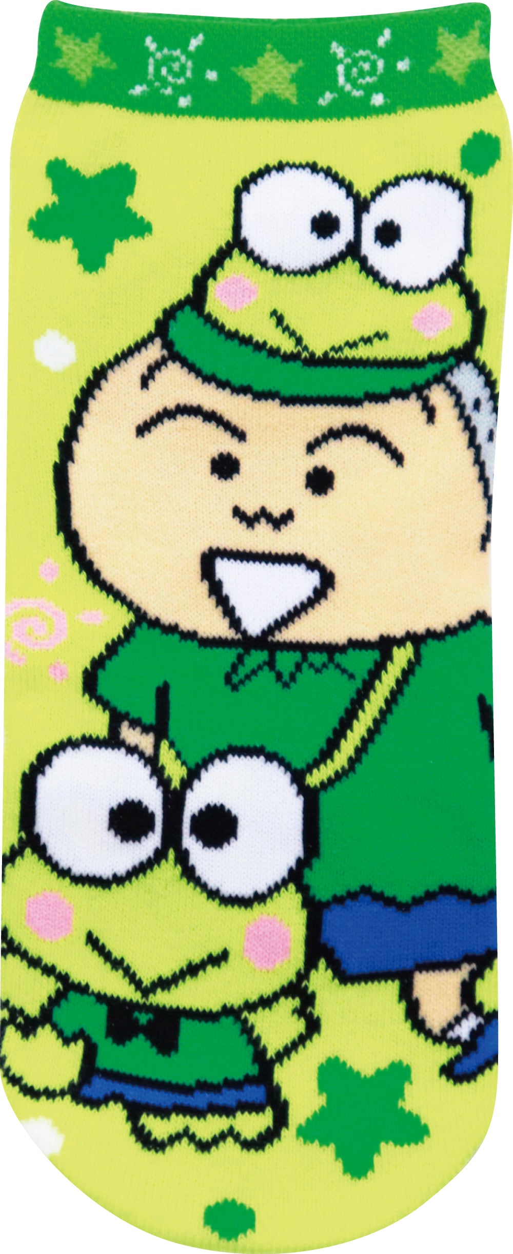 JGS0984 ソックス クレヨンしんちゃん×けろけろけろっぴ グリーンスター