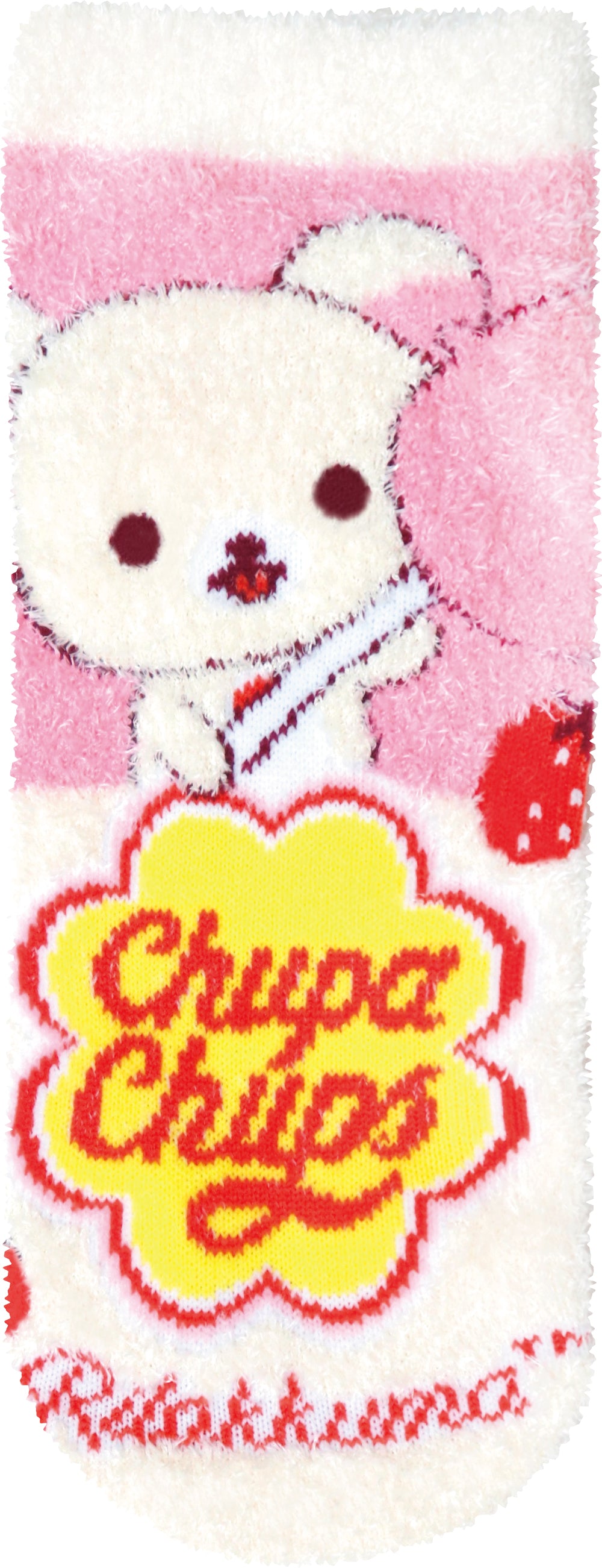 RMS0278 キャラクタールームソックス リラックマ×チュッパチャプス ピンクベージュ