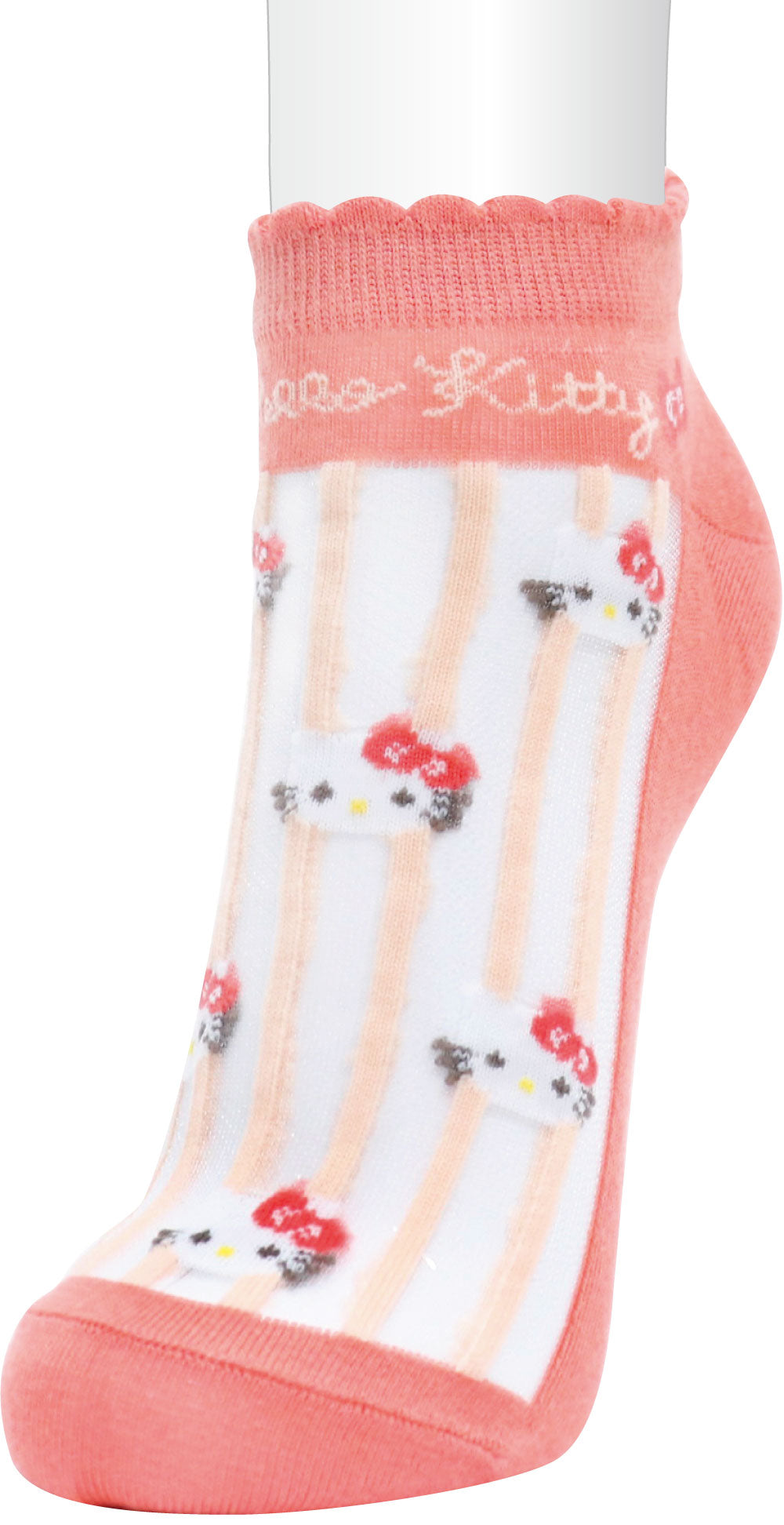 SES019 シースルーソックス ハローキティ パターン