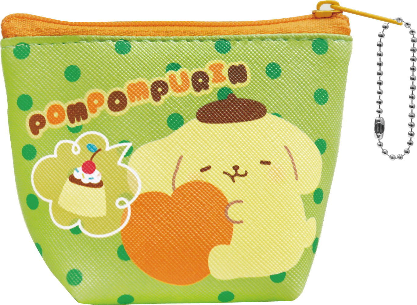 SNP074 ミニポーチ ポムポムプリン フェイス