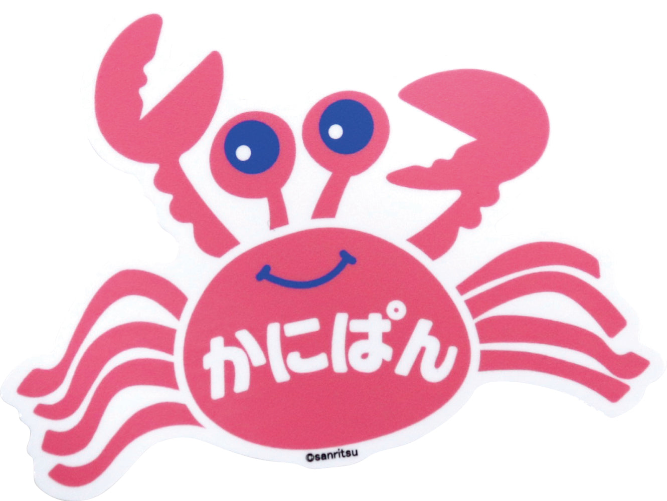 STK016 ステッカー かにぱん