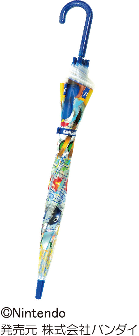 32484 子供ビニール傘 スーパーマリオ コミック