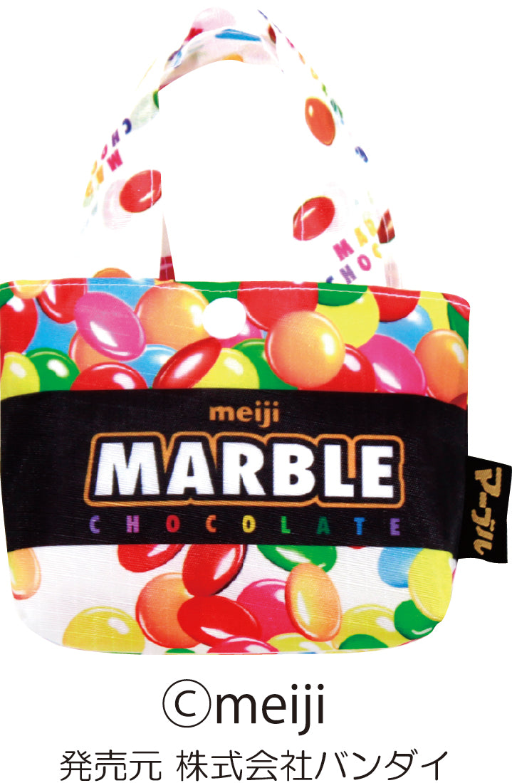 FAE268 エコバッグ マーブル WH