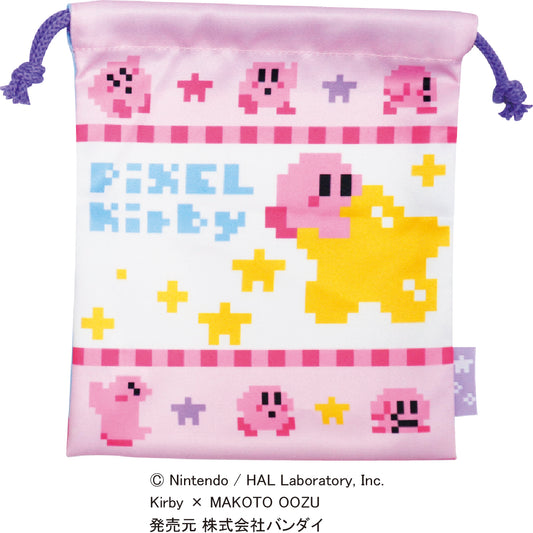 FRK935 巾着 星のカービィ×大図まことピンク＆ライトブルー