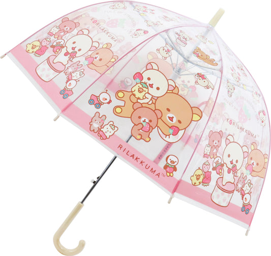 32520 子供ビニール傘 リラックマ ストロベリー