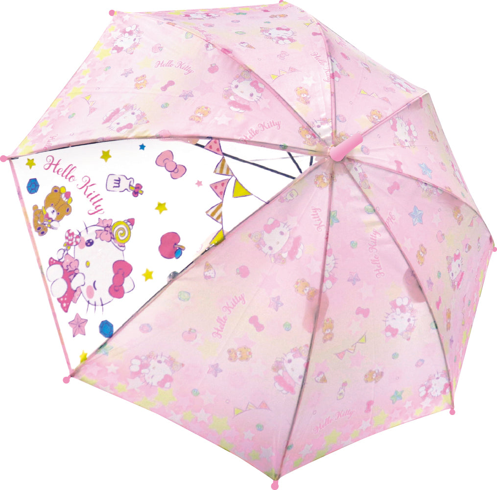 70168 キャラクターキッズ傘 ハローキティ ミラクル 50㎝