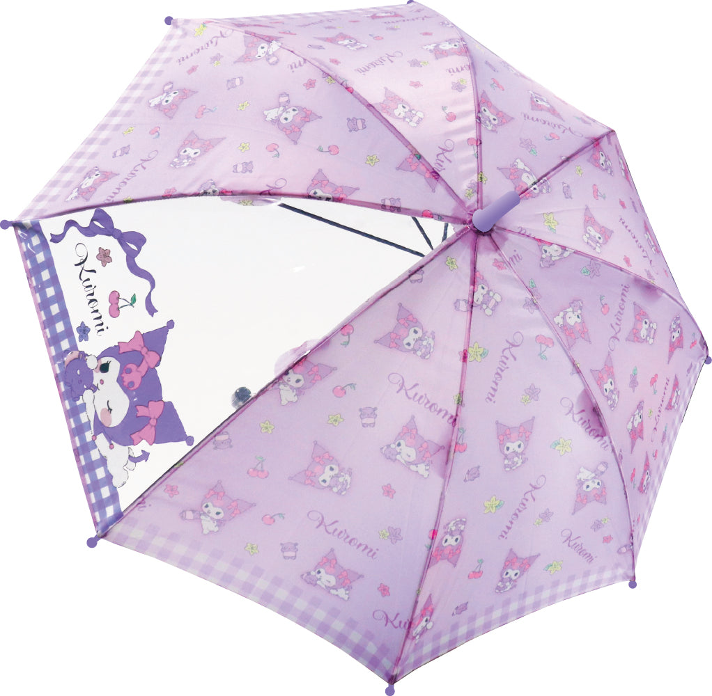 70172 キャラクターキッズ傘 クロミ キュートリボン 50㎝