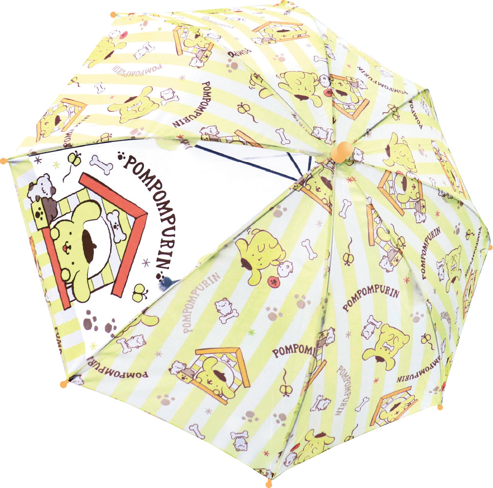 70173 キャラクターキッズ傘 ポムポムプリン ハウス 45㎝