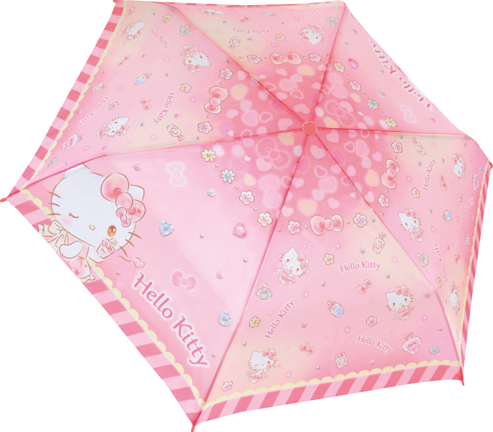 90485 折畳傘 ハローキティ パステルドリーム