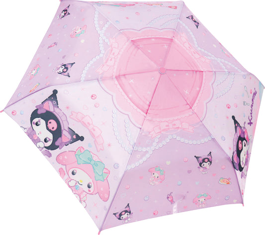 90486 折畳傘 マイメロディ＆クロミ キャット