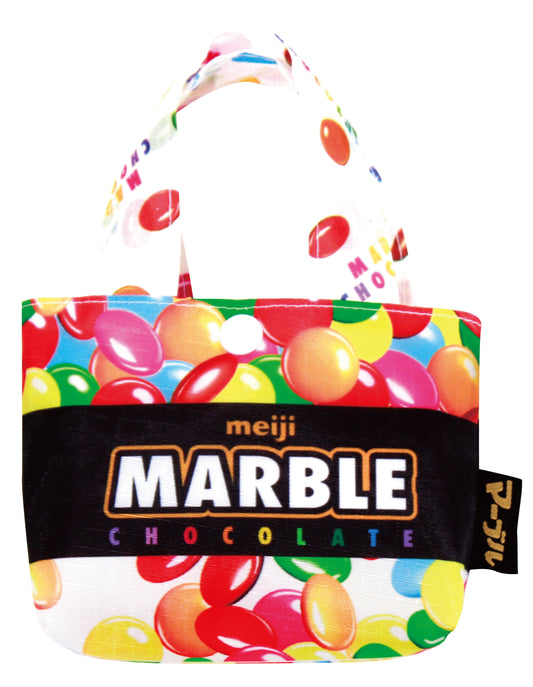 FAE268 エコバッグ マーブル WH