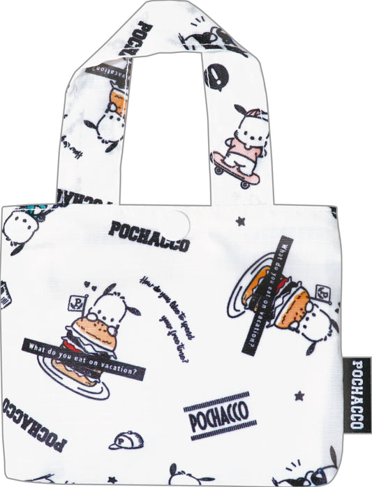 FAE386 エコバッグ  ポチャッコ ホワイト