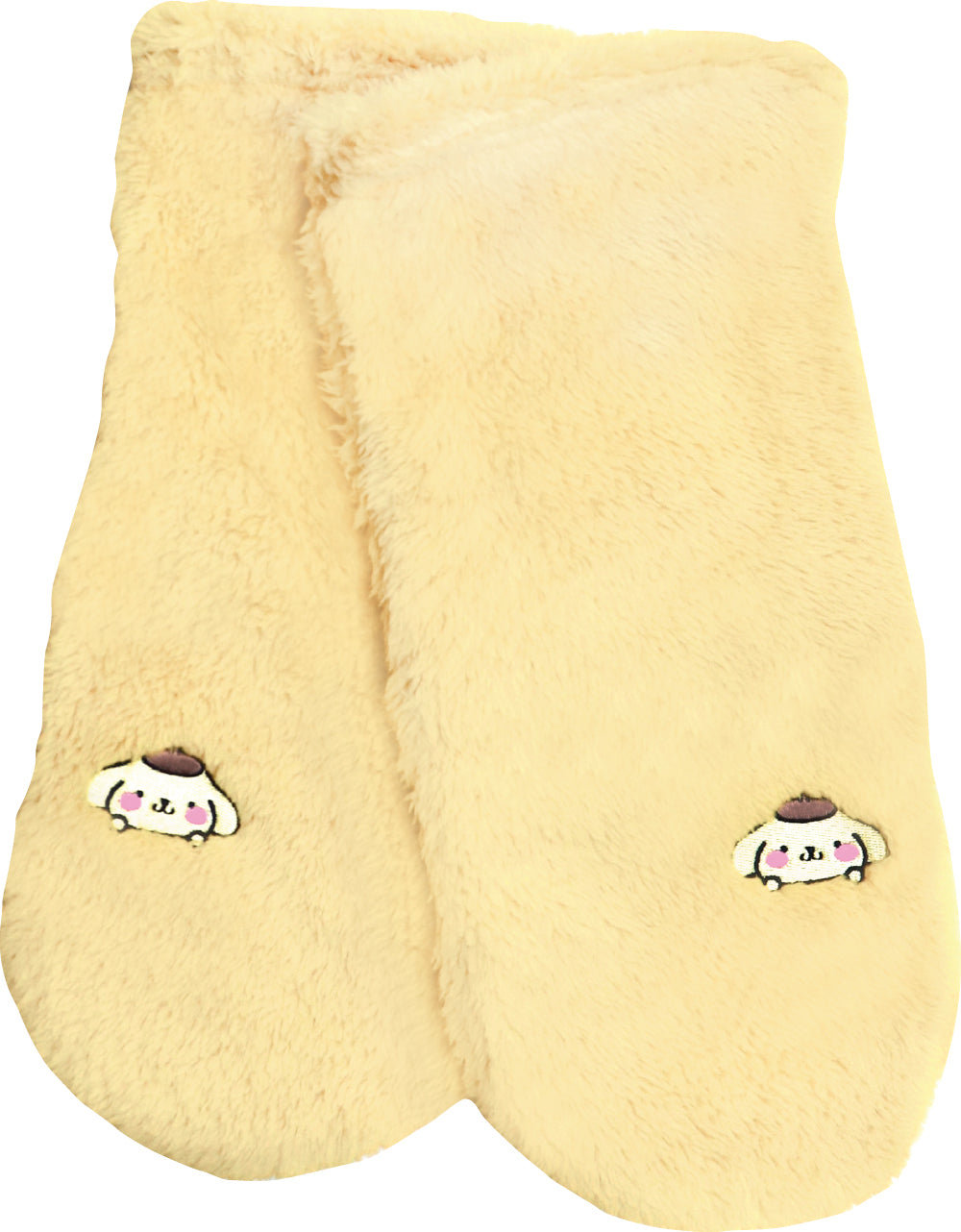 FCV119 滑り止め付ボアルームソックス ポムポムプリン アップ