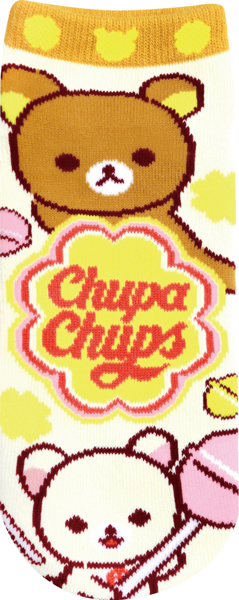 JGS1001 ソックス リラックマ×チュッパチャプス ベージュ