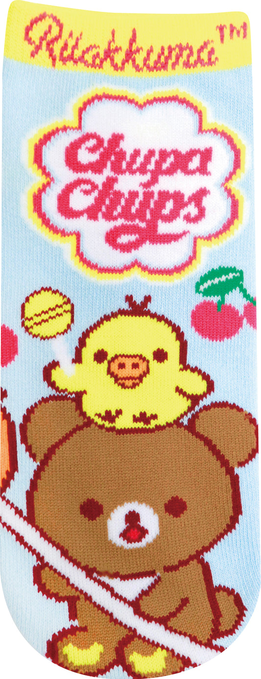 JGS1002 ソックス リラックマ×チュッパチャプス チェリー