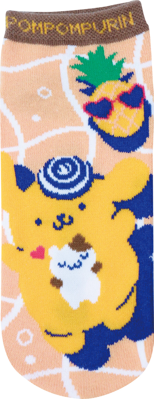 JGS01044 ソックス ポムポムプリン バケーション