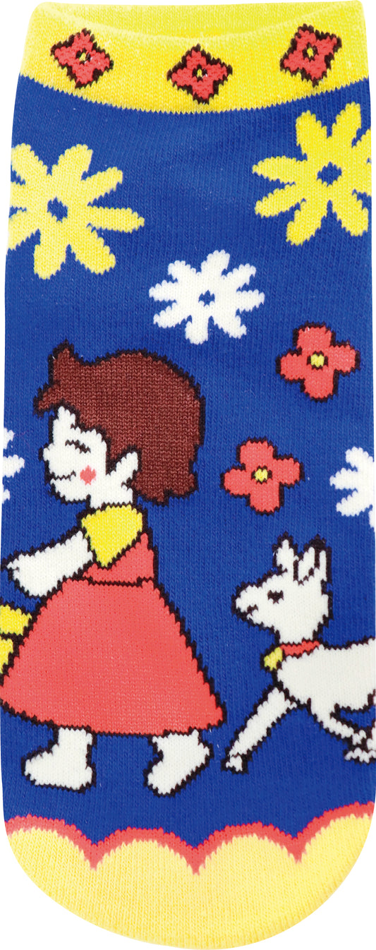 JGS1079 ソックス アルプスの少女ハイジ ネイビー