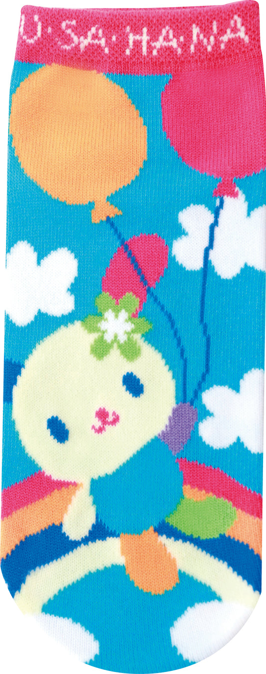 JGS1105 ソックス ウサハナ バルーン