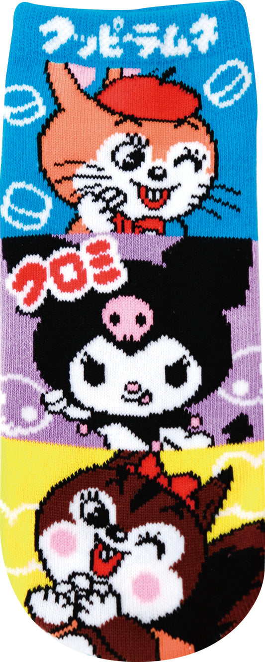 JGS1111ソックス クッピーラムネ×クロミ ビビット