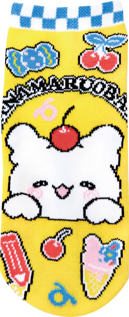 JGS1114 ソックス ウサハナ はなまるおばけ アイコン