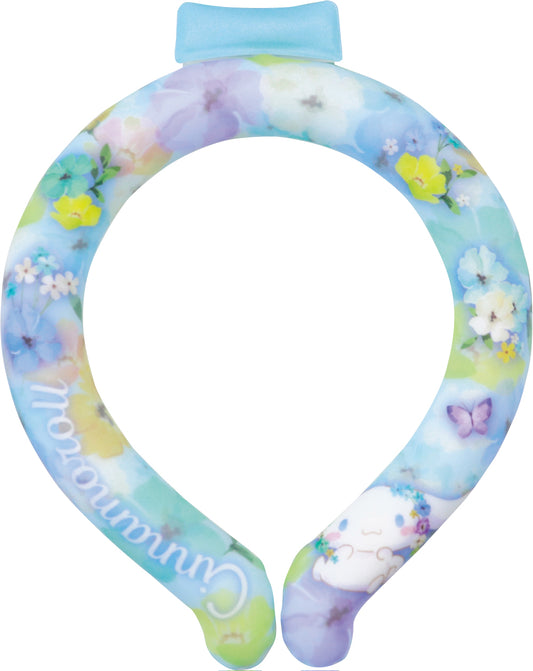 NCL132 ネッククールリング シナモロール　フラワーM