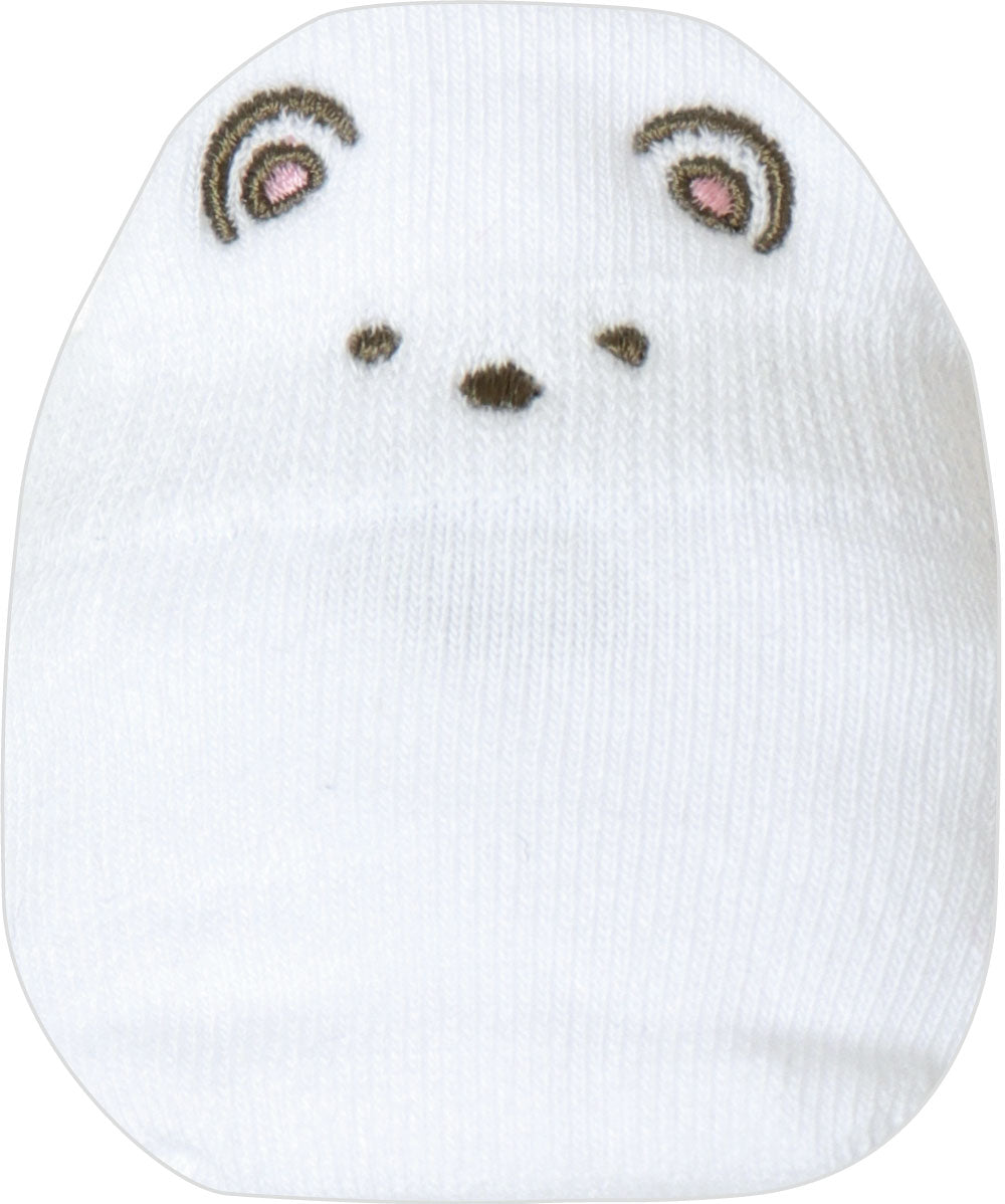 NGS070 刺繍ぬいぐるみソックス すみっコぐらし しろくま