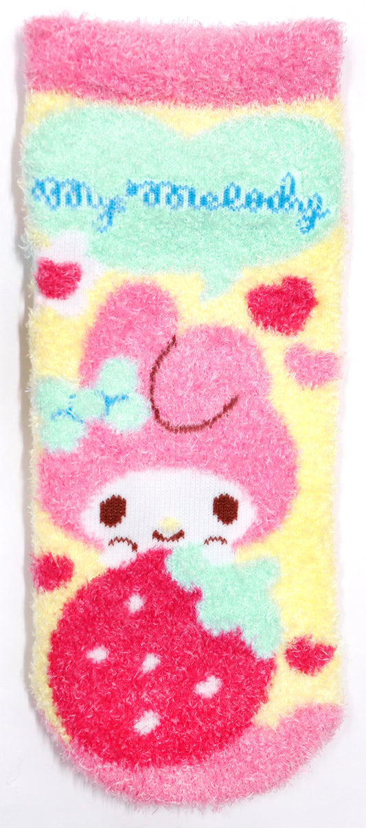 RMS0256   キャラクタールームソックス　マイメロディ アイコンハグ