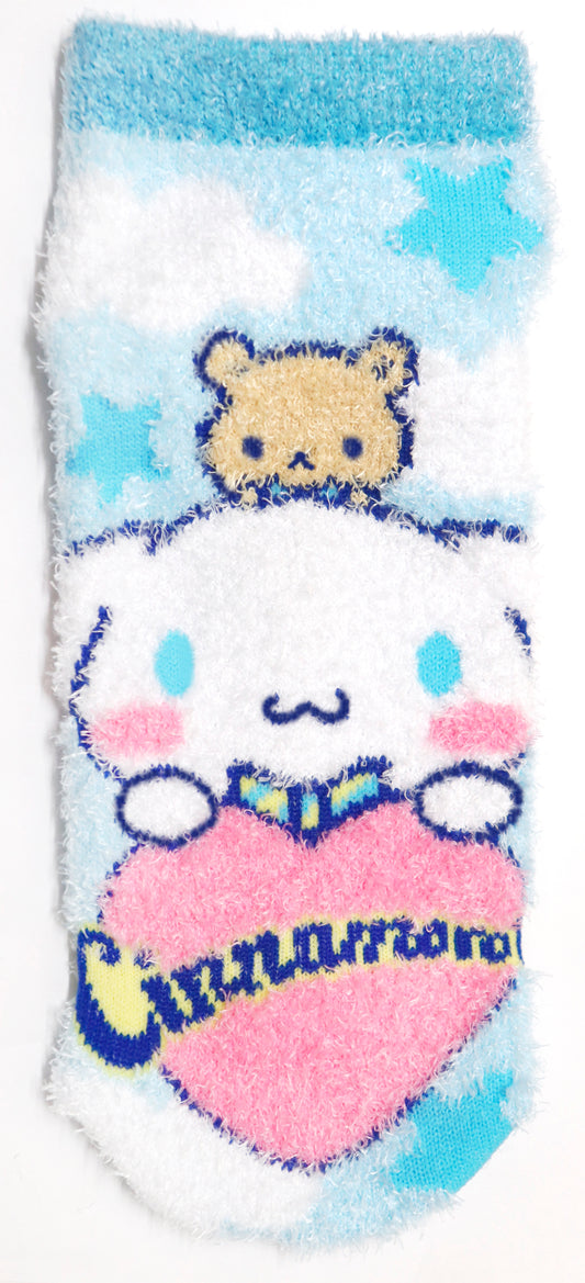 RMS0265   キャラクタールームソックス　シナモロール ハートロゴ