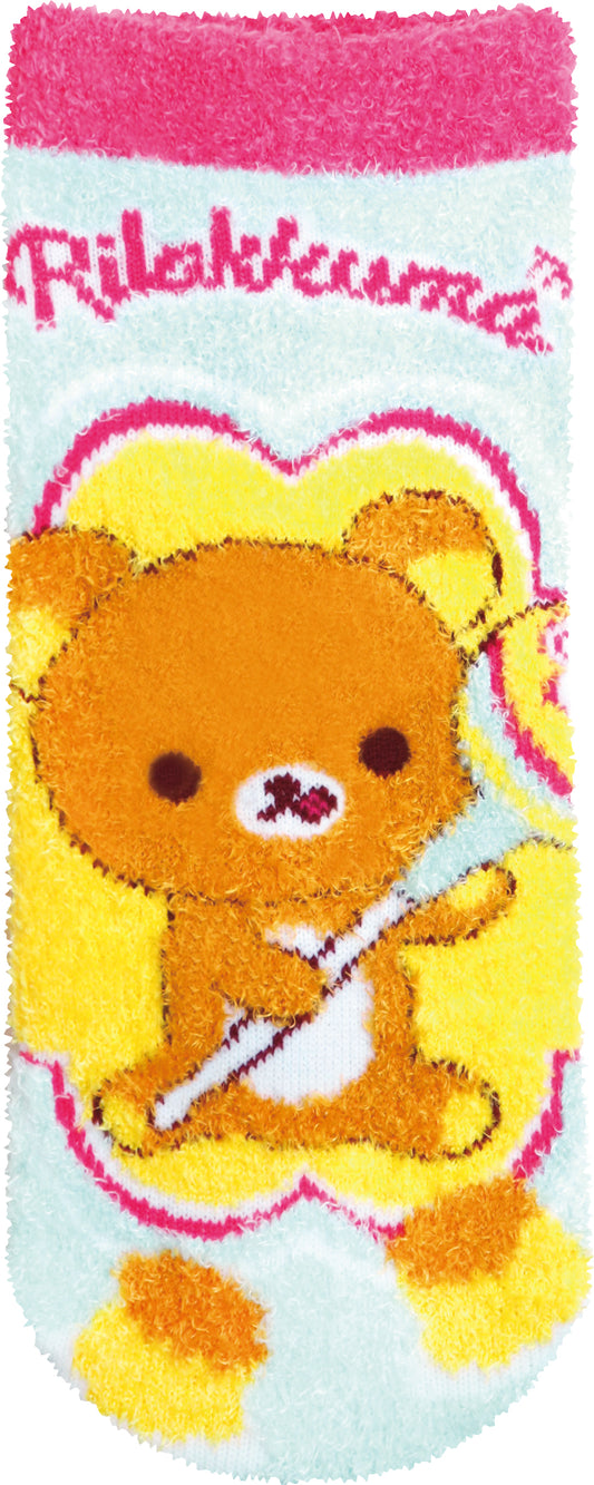 RMS0277 キャラクタールームソックス リラックマ×チュッパチャプス プリン