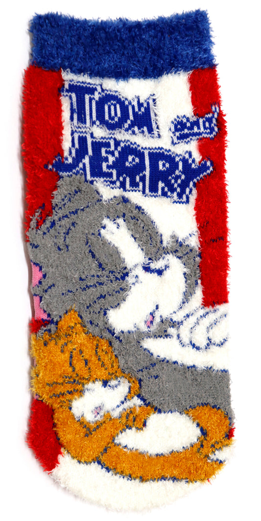 RMS0281   キャラクタールームソックス　トムとジェリー サイドレッド