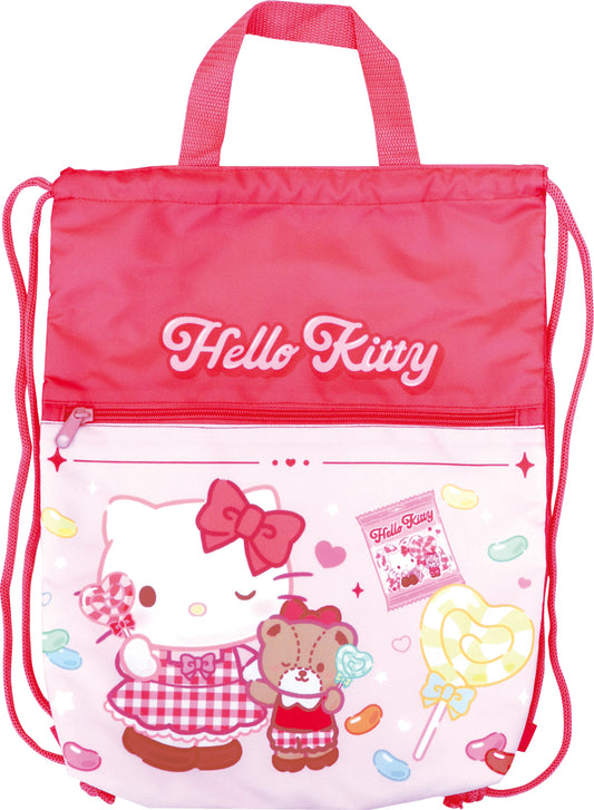 SBN566 巾着ナップサック ハローキティ ポップキャンディ