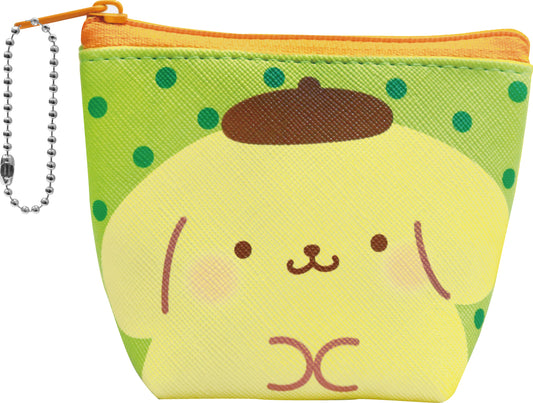 SNP074 ミニポーチ ポムポムプリン フェイス