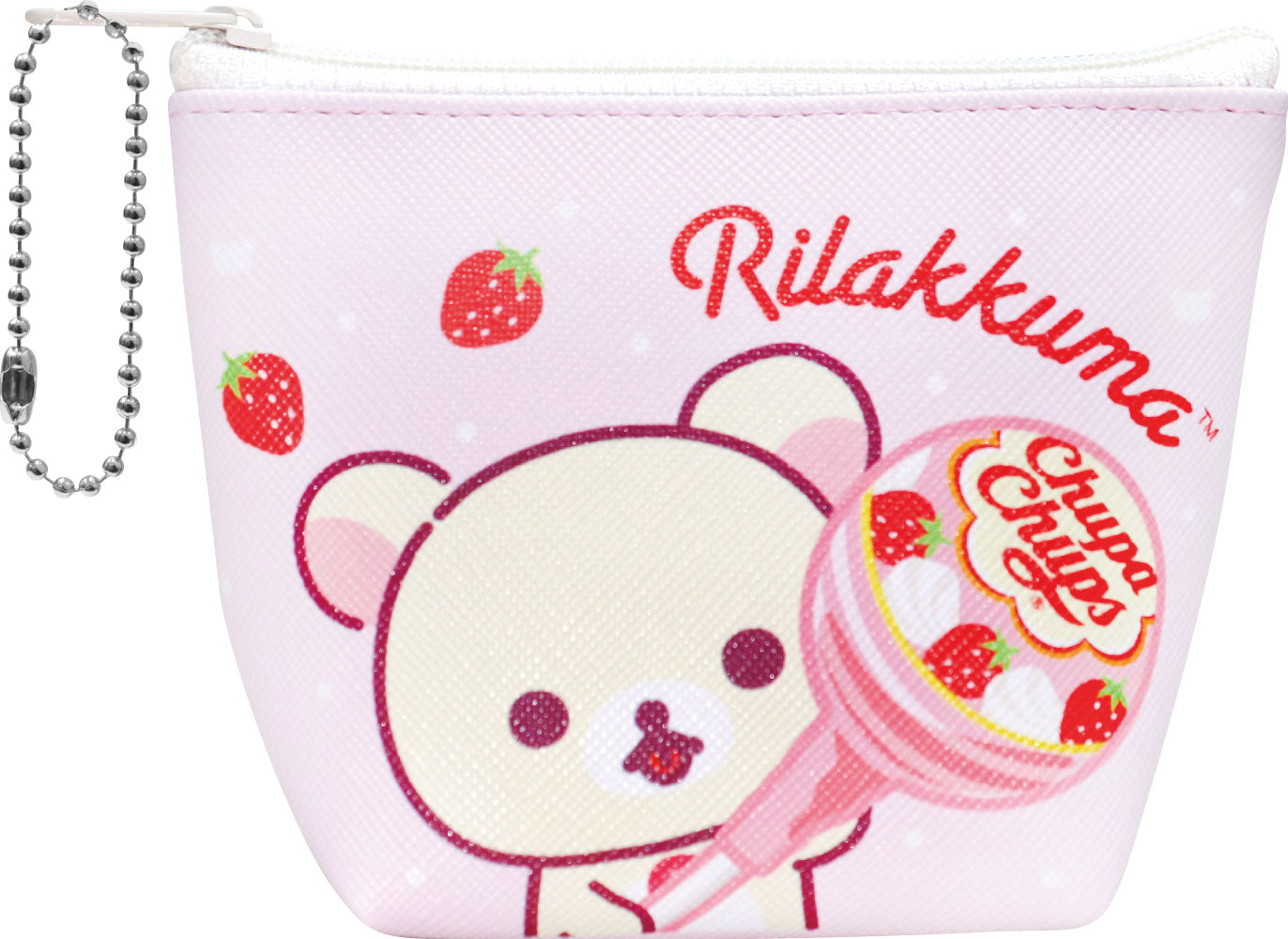 SNP084 ミニポーチ リラックマ×チュッパチャプス ピンク