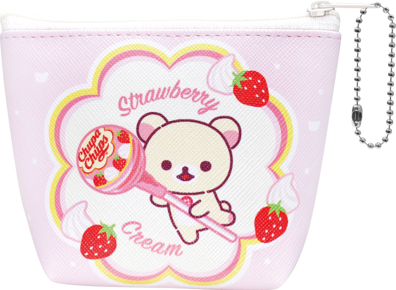 SNP084 ミニポーチ リラックマ×チュッパチャプス ピンク