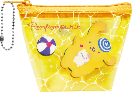 SNP099 ミニポーチ ポムポムプリン マリン